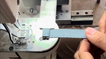 Automatic Drawcord folding device using JUKI LK-1900HS Bartack machine