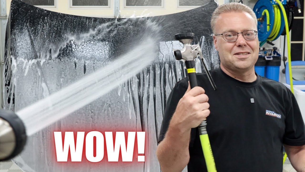 NEW Way to Rinse your Car? | Pre-Rinse Sprayer With Garden Hose | Test ...