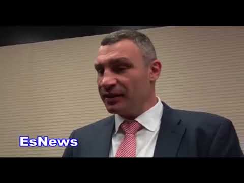 What Does Vitali Klitschko Think About Vasyl Lomachenko Esnews Boxing Youtube