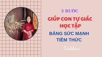 3 BƯỚC GIÚP CON TỰ GIÁC HỌC TẬP BẰNG SỨC MẠNH TIỀM THỨC