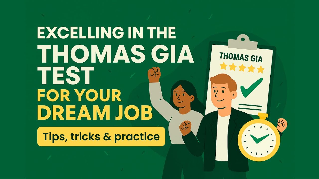 EXCELLING in the Thomas GIA Test for Your Dream Job | Tips/Tricks ...