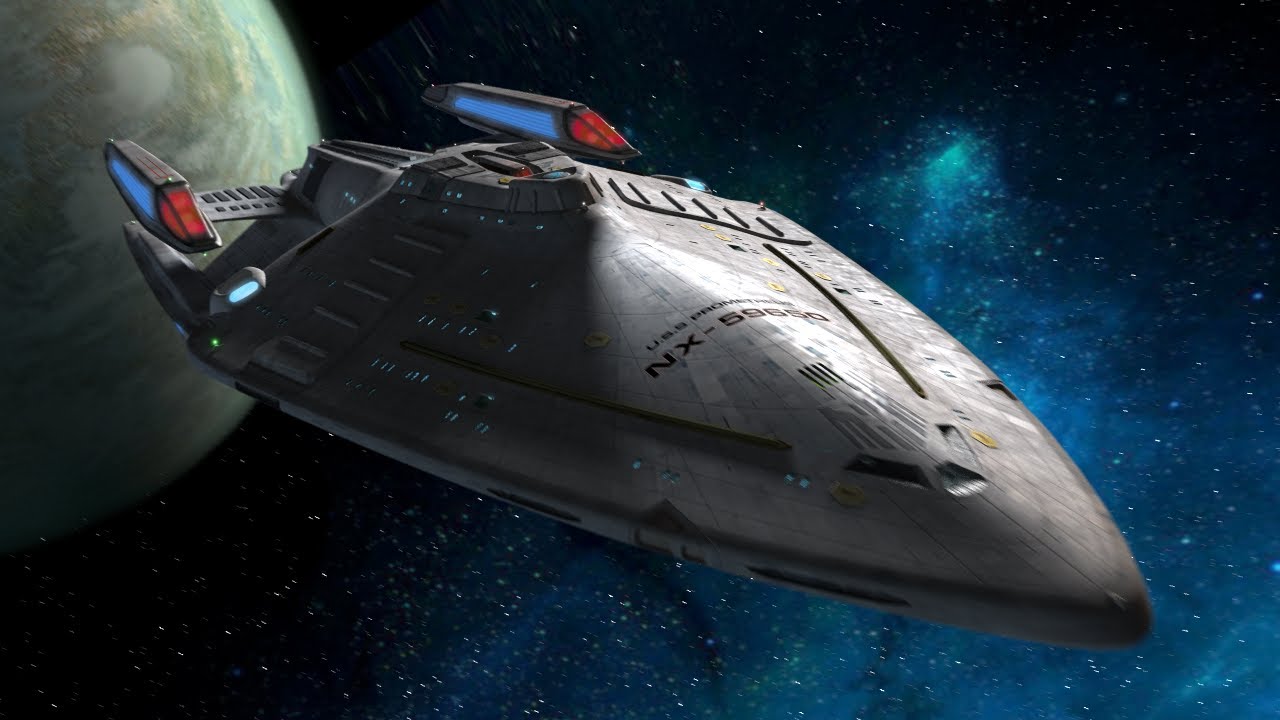 USS Prometheus Fly By - Star Trek Voyager HD - YouTube