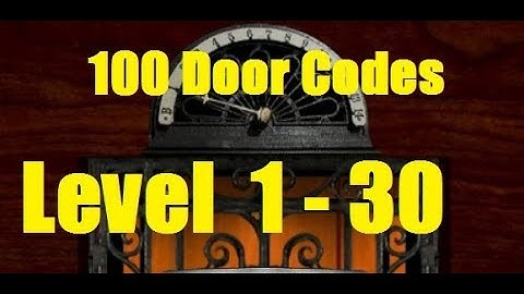 100 Door Codes - Level 1 - 30 - Walkthrough