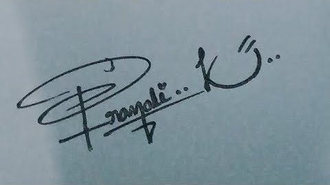 Signature||Pranali||Stylishsignature||Calligraphy❤️