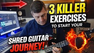 3 Killer Exercises To Start Your Guitar Shred Picking Journey.