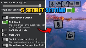 Minecraft Bedrock Secret Setting MCPE in [ Java Style ]