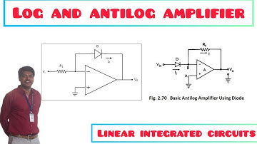 Log and antilog amplifier working