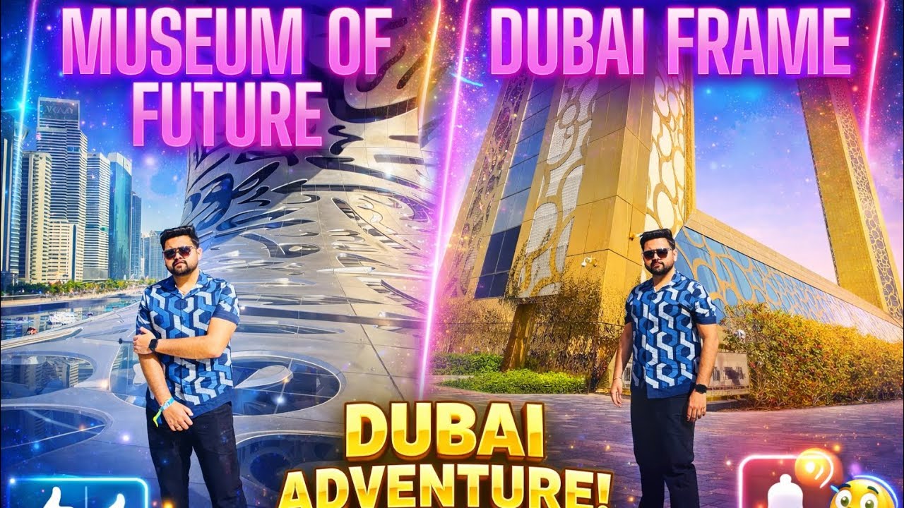 Dubai Museum of the Future & Dubai Frame Tour 🇦🇪 | Inside Dubai’s Most Iconic Attractions 