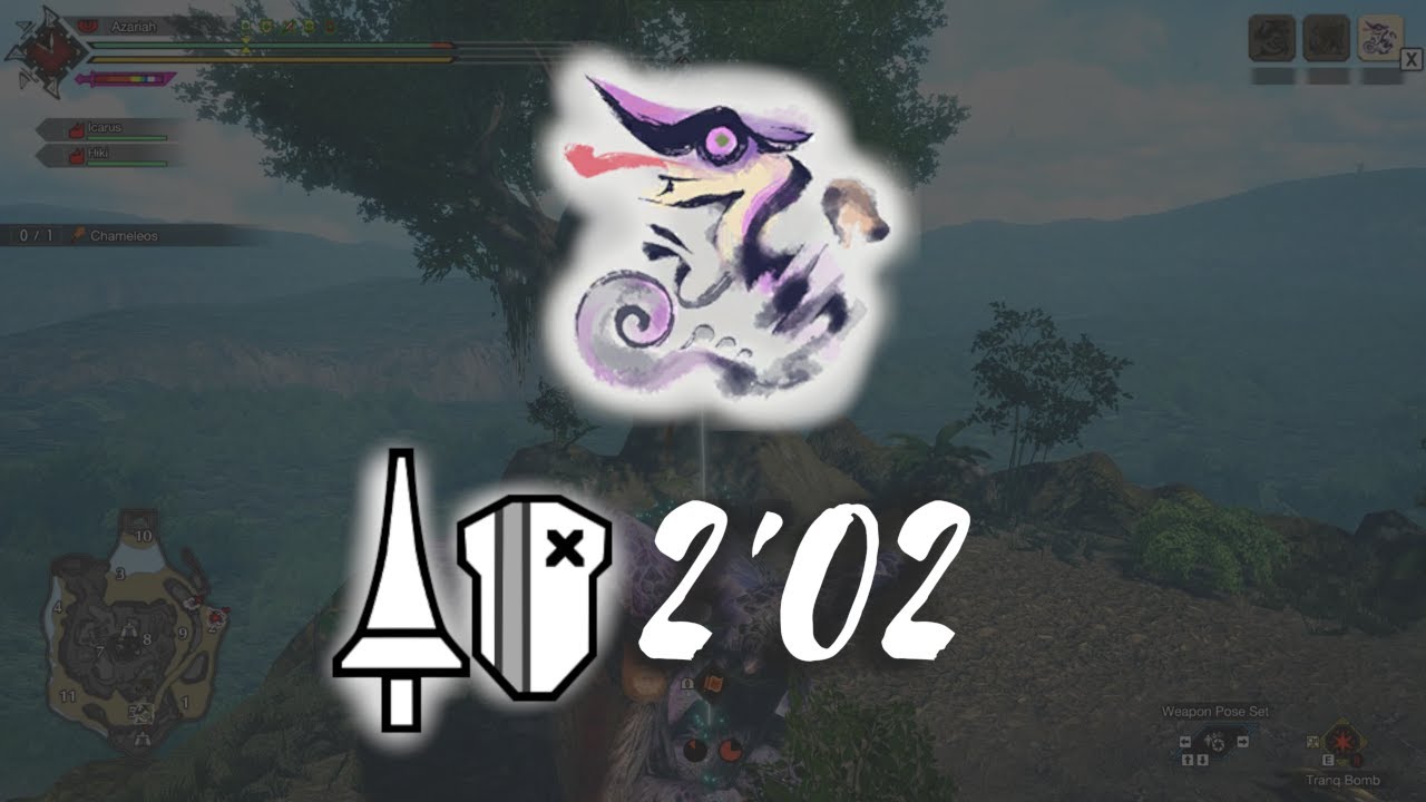 MHR Sunbreak - Chameleos Lance Solo [ 2'02"01]