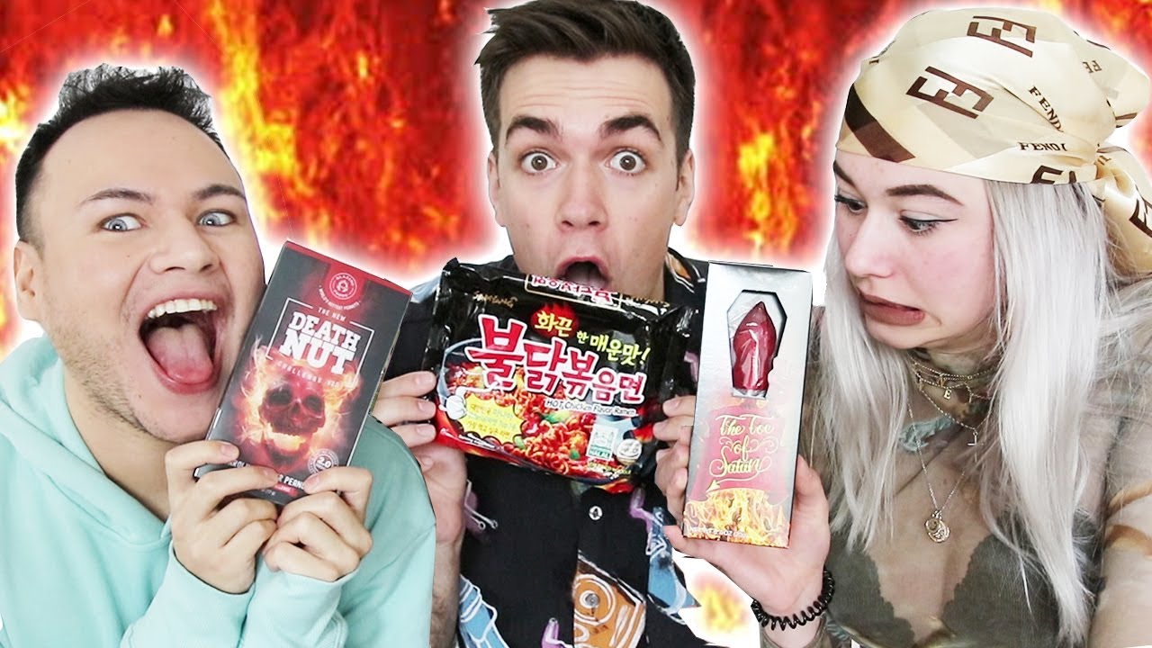 Das SCHÄRFSTE Essen der Welt 🌶🔥 (mit Jana und Myci) YouTube
