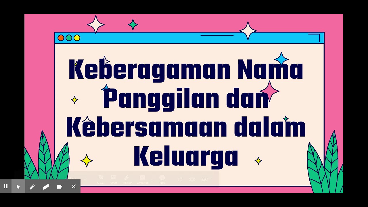 Nama Panggilan Dalam Keluarga