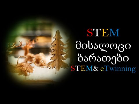 STEM New Year Cards-STEM საახალწლო მისალოცი ბარათები