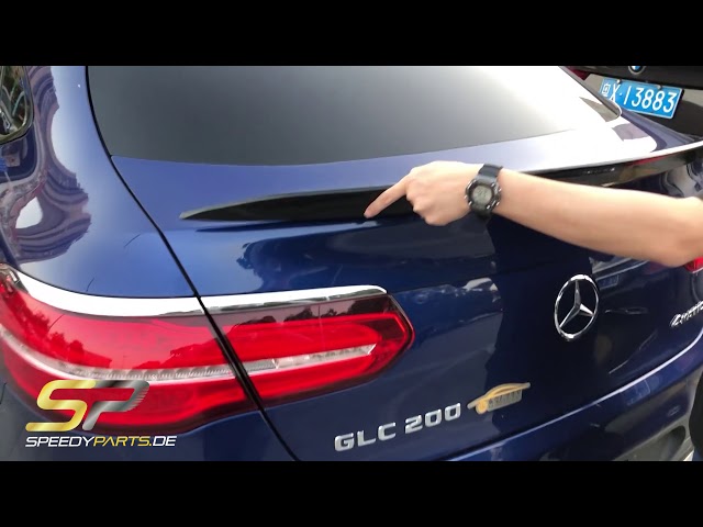 SpeedyParts.de - Lackiert Schwarz Spoiler Heckspoiler für Mercedes Benz GLC  C253 Coupe - sp76 