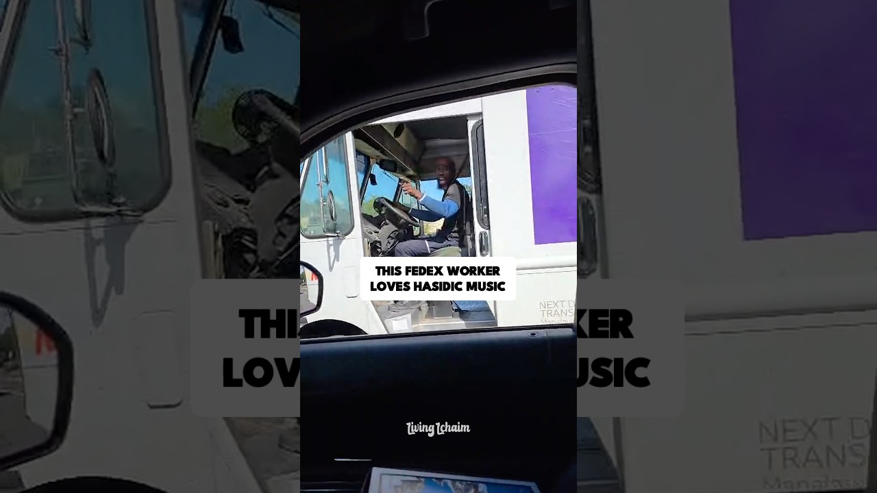 This FedEx worker loves Hasidic music