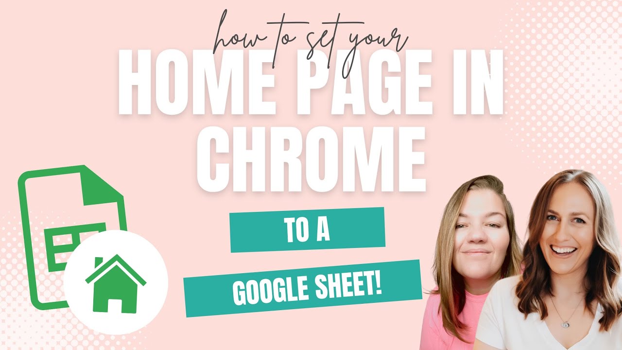 How To Set Home Page In Chrome With A Google Sheet YouTube