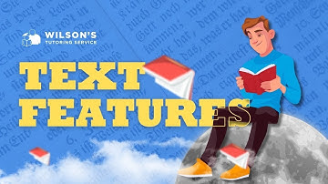 Nonfiction Text Features