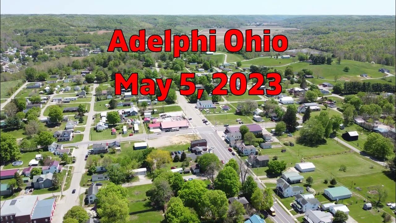 Adelphi Ohio May 5, 2023 drone view in 4k YouTube