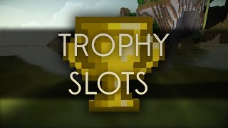 Trophy Slots Mod with only one command block | Vanilla Minecraft
