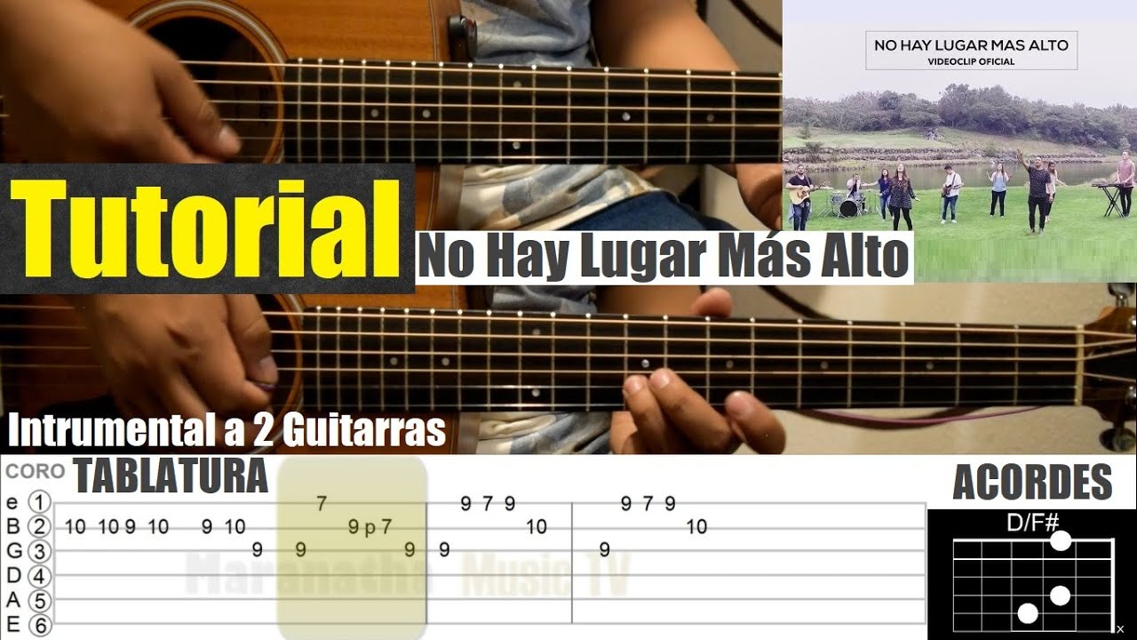 No Hay Lugar Mas Alto Acordes