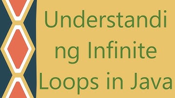 Understanding Infinite Loops in Java