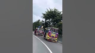 Balapan sengit Bus gunung Murni 718 VS Makaro 05