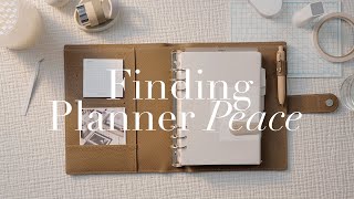 january end-of-month planner flip through | finding planner peace and honest reviews