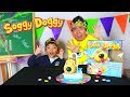 Jugamos con Soggy Doggy el Perro que Nos Moja con mi Hermano Aladdin - Juguetes vs Ami