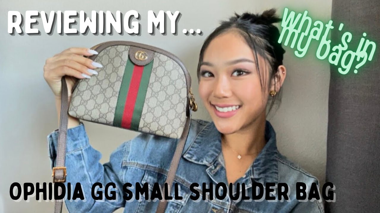 Gucci Ophidia GG Small Shoulder Bag Review, What Fits