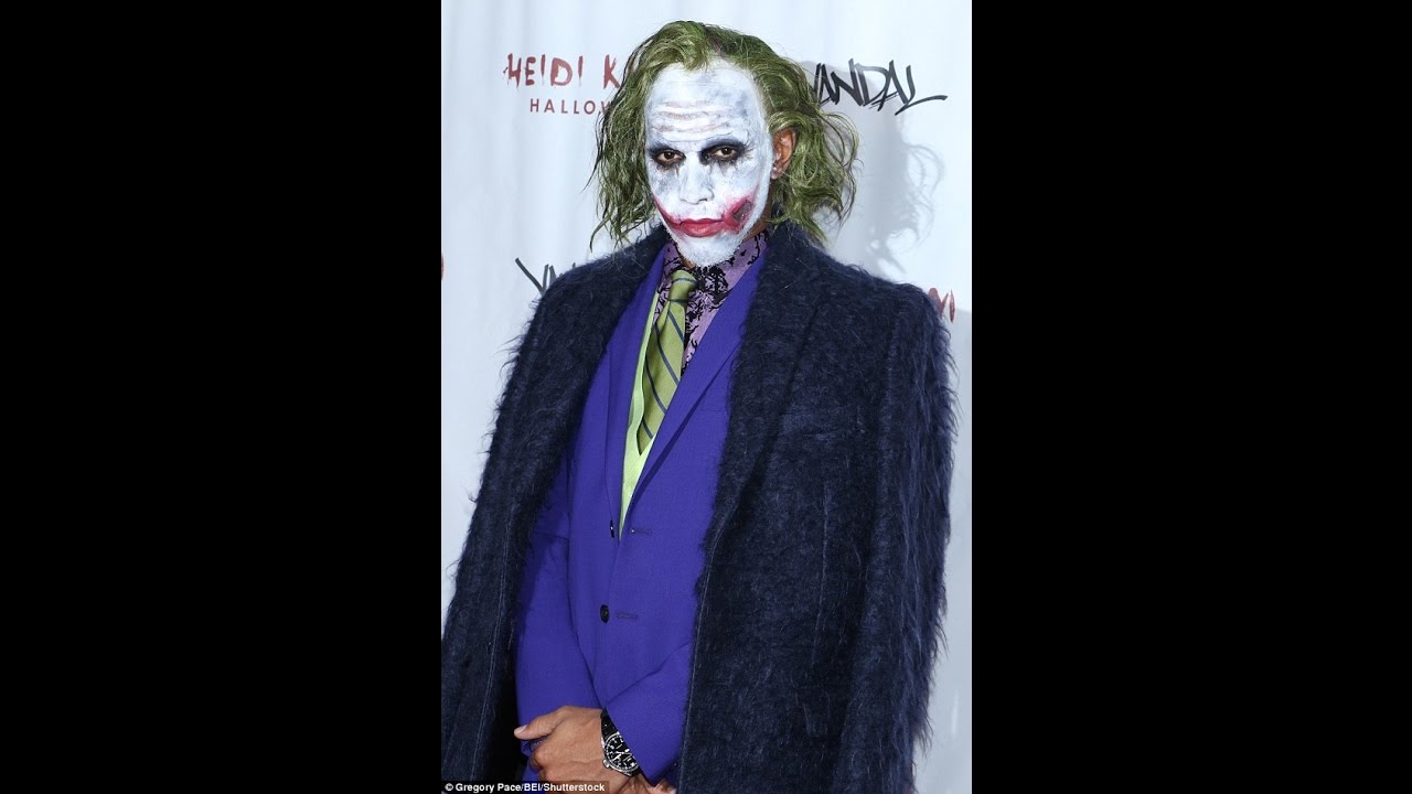 Lewis Hamilton becomes the Joker for Halloween - YouTube