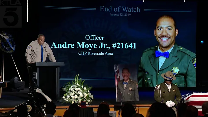 CHP Officer Andre Moye's Memorial Service