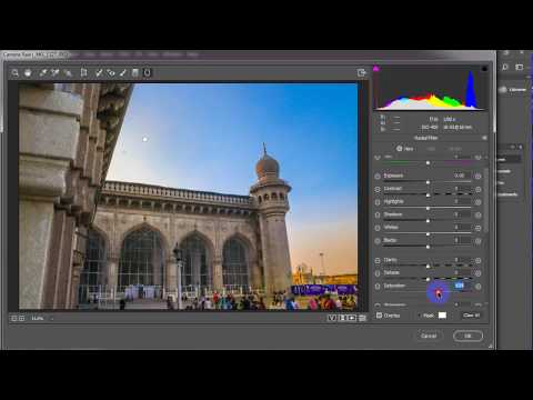 Adobe camera raw tutorial | Architecture editing in Photoshop  | Adobe Photoshop CC Tutorial