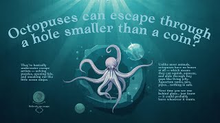 Octopuses Can Escape Through A Hole Smaller Than A Coin! 🐙🪙