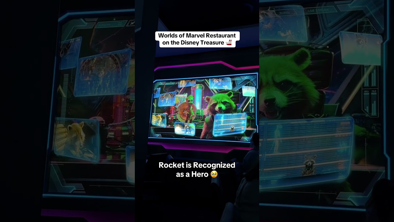World of Marvel Restaurant on Disney Treasure
