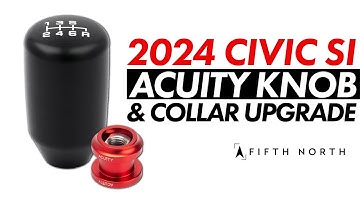2024 Honda Civic Si | ACUITY INSTRUMENTS ESCO INSULATED SHIFT KNOB AND BOOT COLLAR UPGRADE