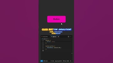 Button Animation in 10 Seconds! ⏳