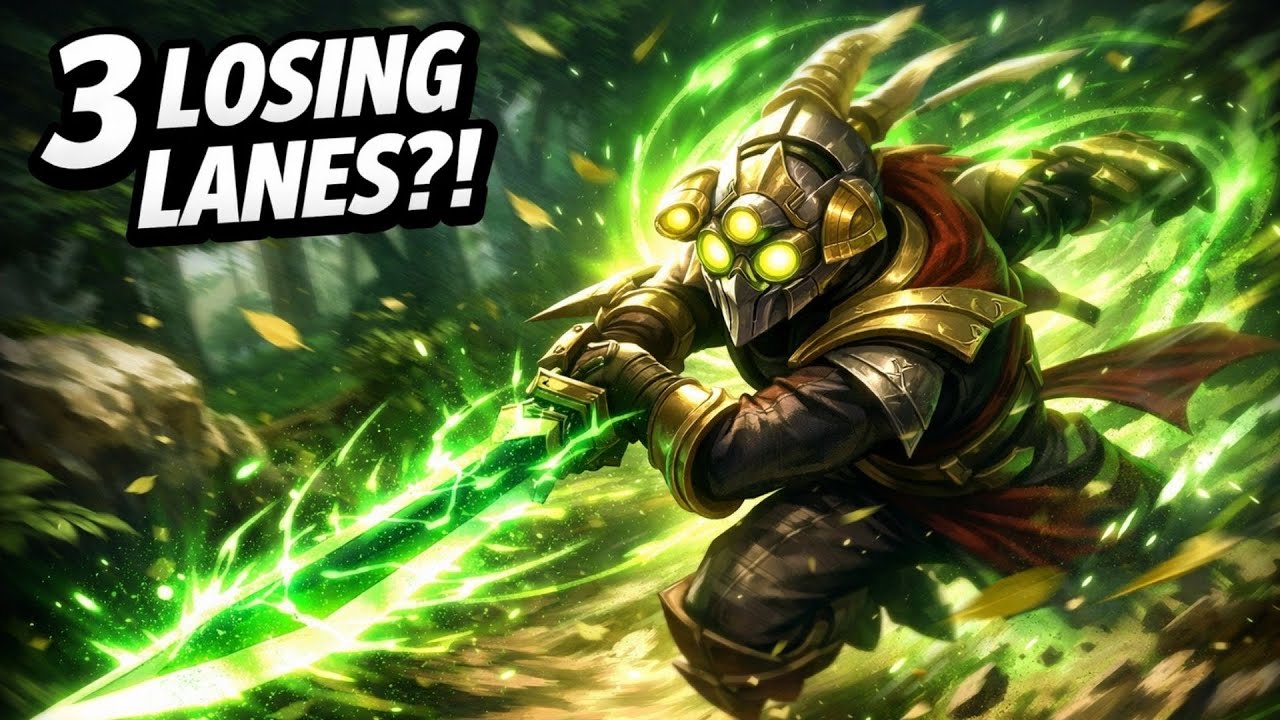 COMMENT JOUER JUNGLE AVEC 3 LANES QUI PERDENT