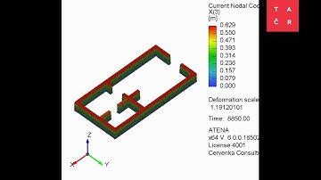 ATENA simulation of 3D printing of concrete