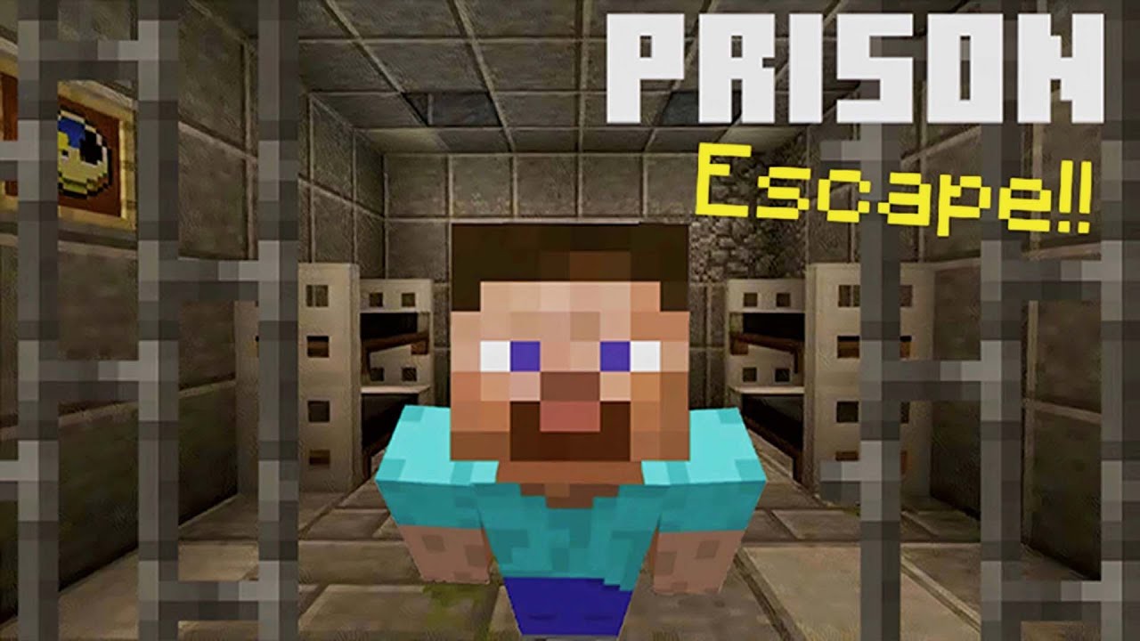 I ESCAPE From a Bedrock PRISON || minecraft prison escape - YouTube