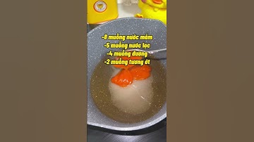 Công Thức Nước Chấm Ốc Siêu Ngon Dễ Làm 🤤| Quốc Halo | #shorts