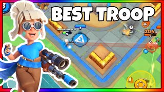 The BEST Troop in Boom Beach Frontlines! Sniper Tips & Tricks - Full Gameplay screenshot 4