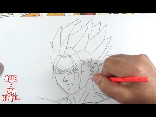 COMO DESENHAR O GOHAN DE DRAGON BALL Z – Blog Desenhistazinhos Kids