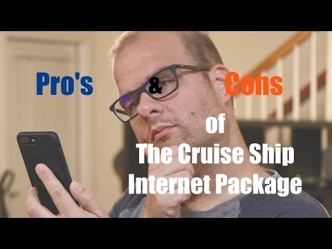 Pros and Cons of Buying the Internet Package on a Cruise