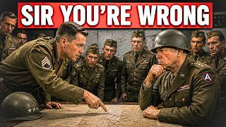 A Corporal Told Patton, The Map Is Wrong in Front of His Entire Staff — The Next Day He Was Sergeant