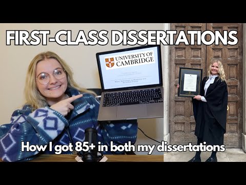 How to Write a First-Class Dissertation/Thesis (85+)