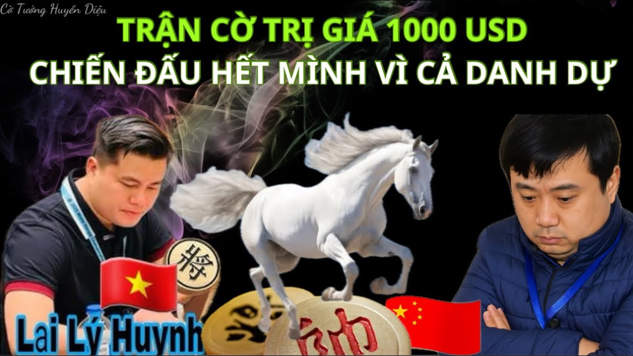 Trận cờ trị giá 1000 USD - Long trời lở đất, chiến đấu hết mình | Lại Lý Huynh vs Miêu Lợi Minh