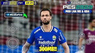 Efootball PES 2022 PPSSPP Android Mod Liga BRI & Liga Asia Full Transfers 2022