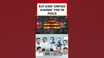 Tamil Nadu Pot-Boiler: AIADMK Rift, Dhinakaran Attacks EPS, Annamalai Hints At NDA Role |India Today