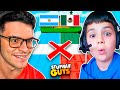 Argentina vs mexico  prohibido tocar el color de las banderas