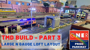 TMD Build - Part 3 - Large N Gauge loft layout - Pride Parkway - Ep 13