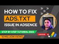 How To Fix Ads.txt File Issue In WordPress or Blogger 2023 | #adsense #wordpresstutorial